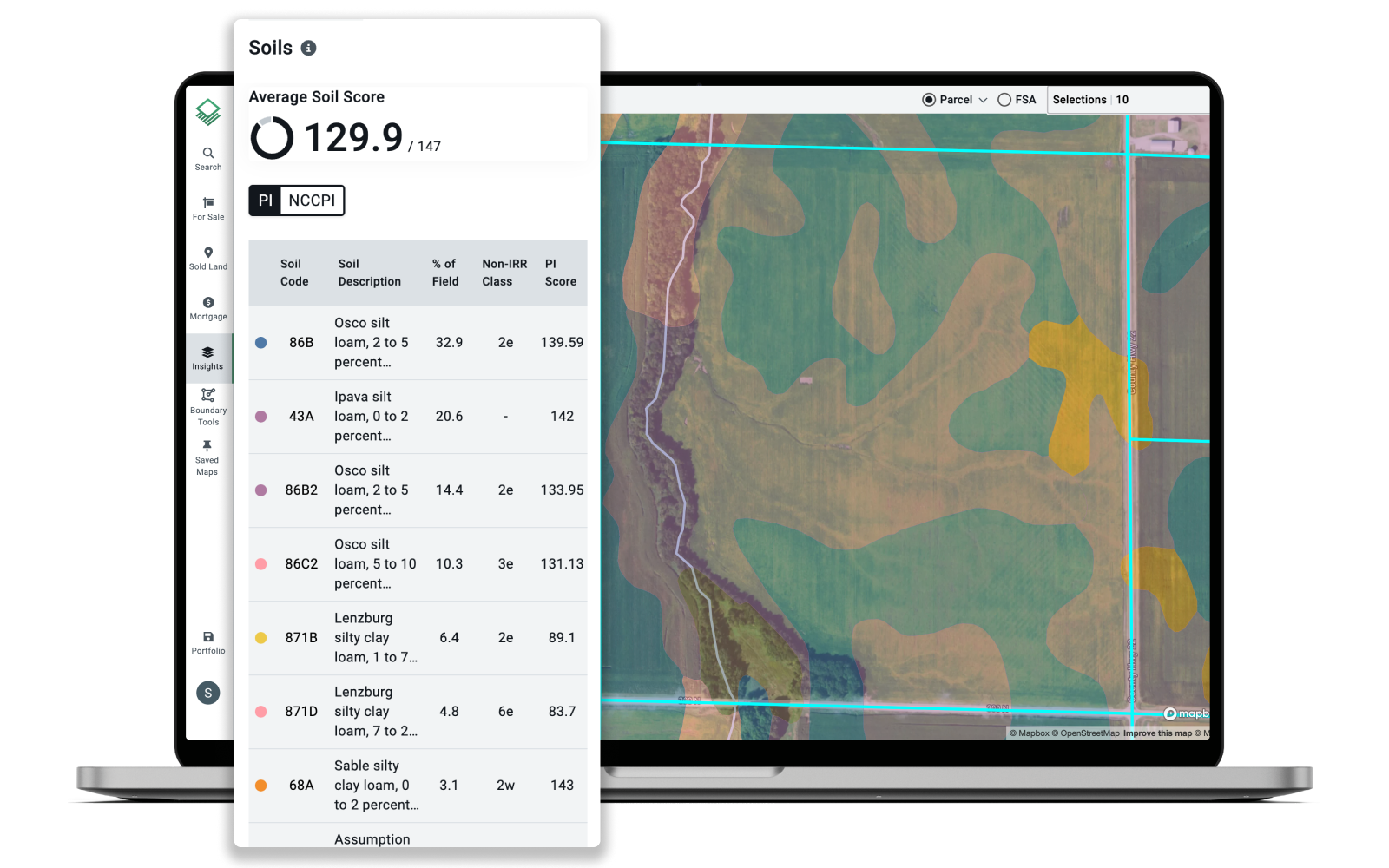 Acres Soil Map