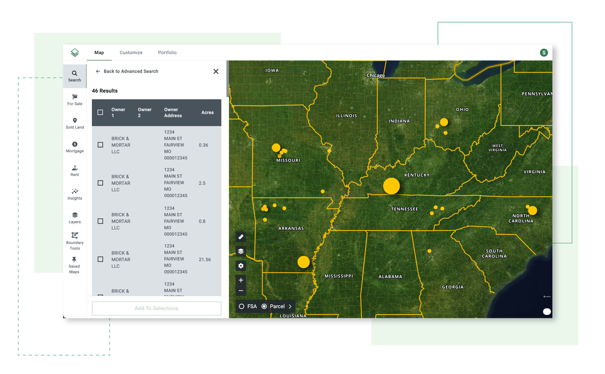 Portfolio LLC Mapping_