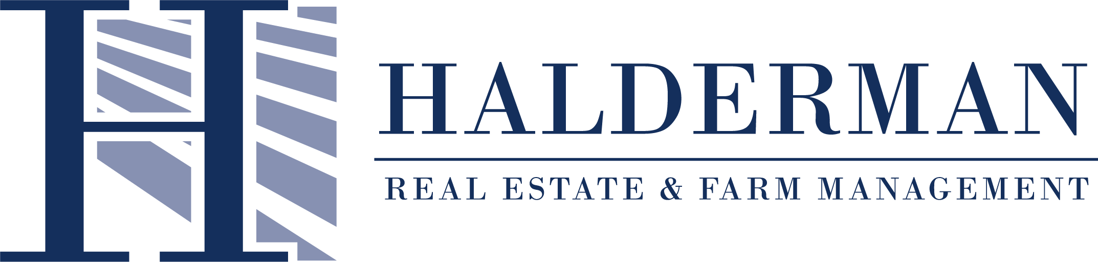 Halderman Real Estate and Farm Management Logo